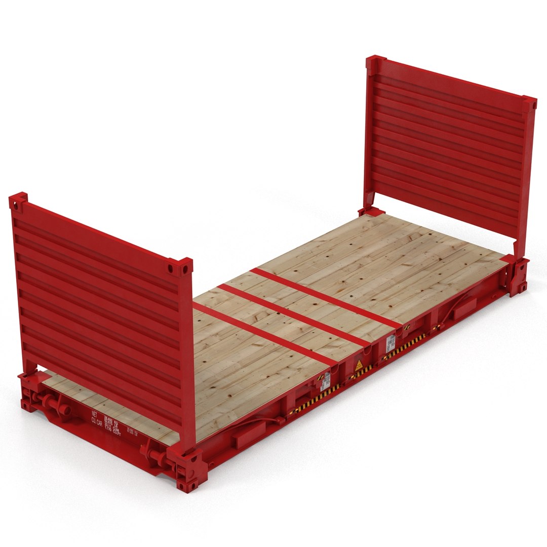Conteneur Flat Rack 20 pieds photo 2