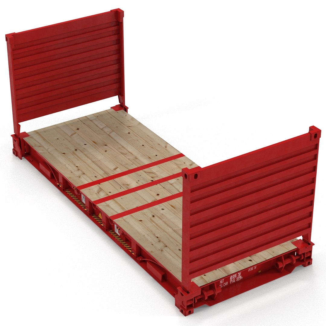 Conteneur Flat Rack 20 pieds photo 3